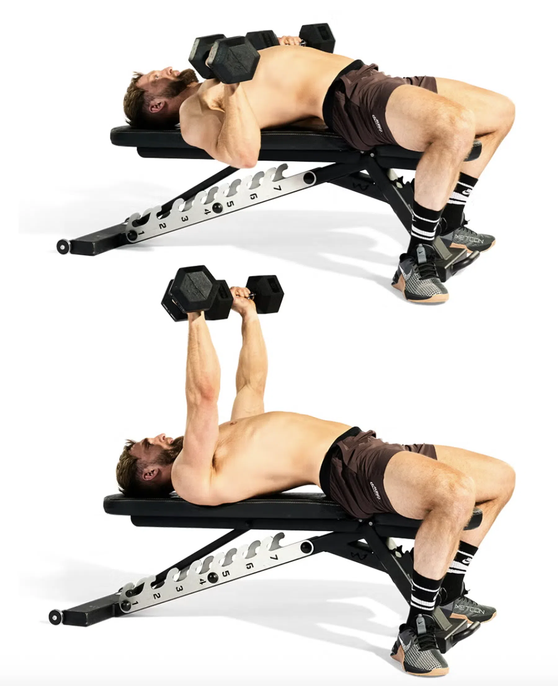 Dumbbell bench press
